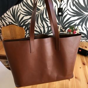 Everlane Day Market Tote in Cognac